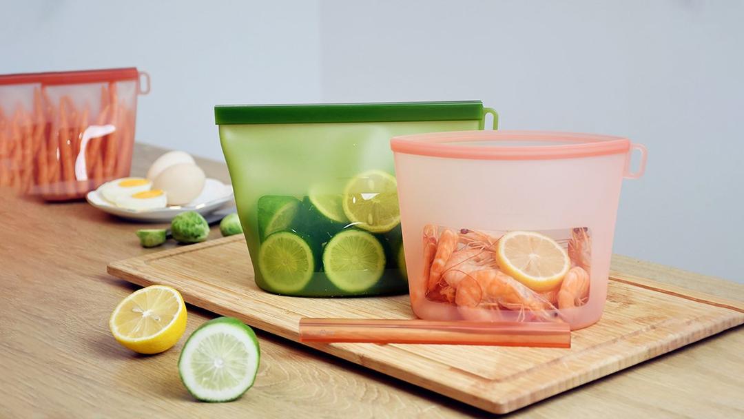 와디즈 오픈예정 | 지퍼백 한번 쓰고 버리세요? 열탕소독으로 평생 쓰는 <플래티넘 실리콘백>