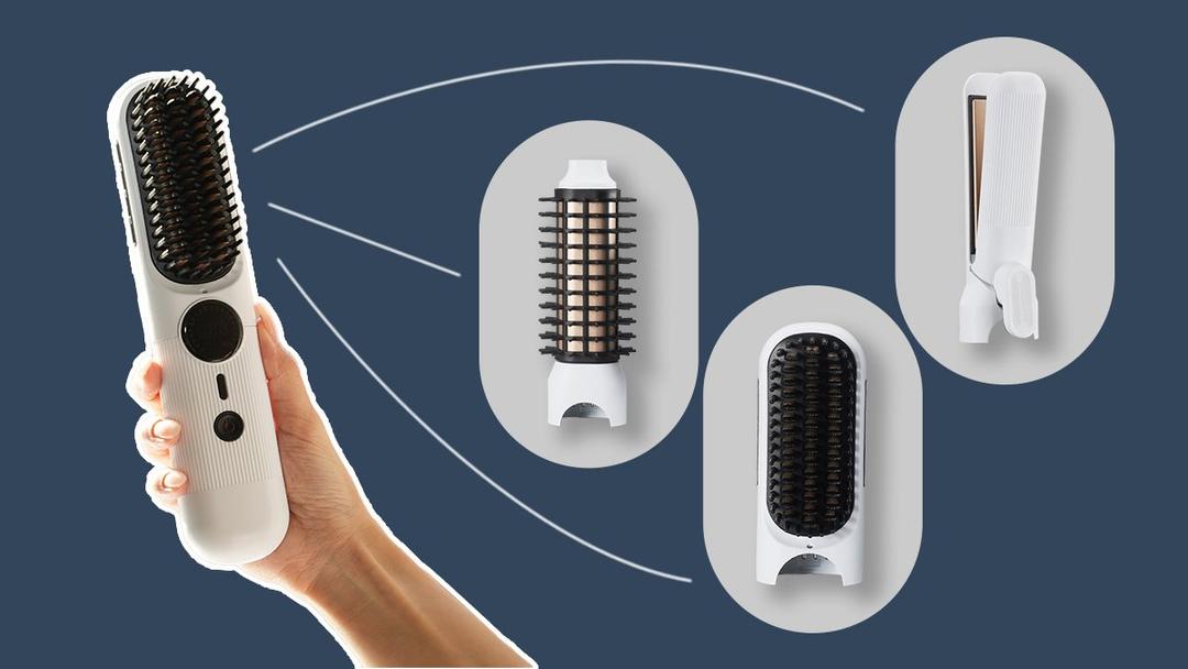 다*슨도 못한 ‘3헤드 교체형’ 무선고데기! 뿌리볼륨+판+빗고데기!