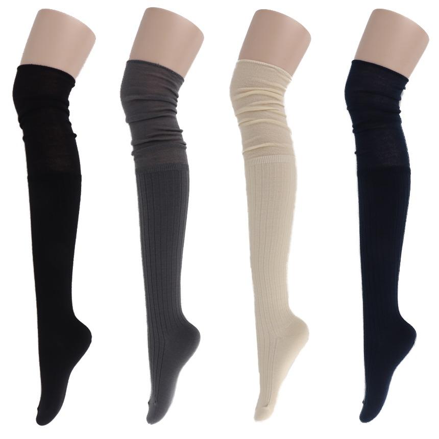 코코삭스 셔링 오버니 삭스 원피스 부츠 양말 루즈삭스 828