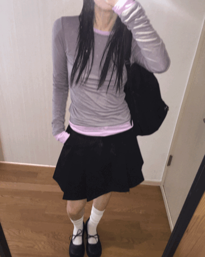 더기 [오늘출발/1+1EVENT/BEST]마일드 텐셀 티셔츠 (5color) *그레이, 퍼플, 베이지, 화이트 당일 발송 가능!