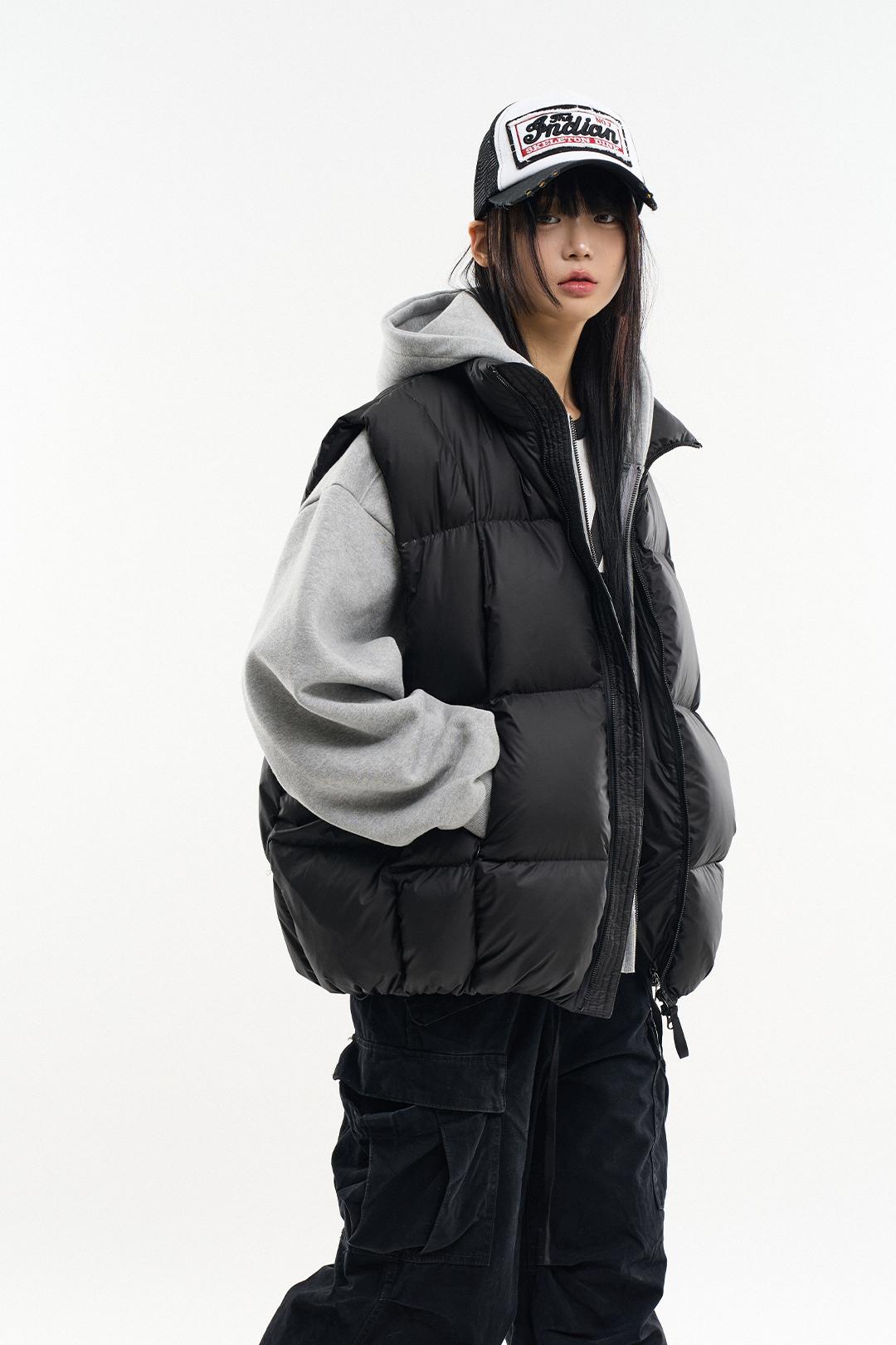 라우코하우스 디멘션 투웨이 집업 다운 베스트