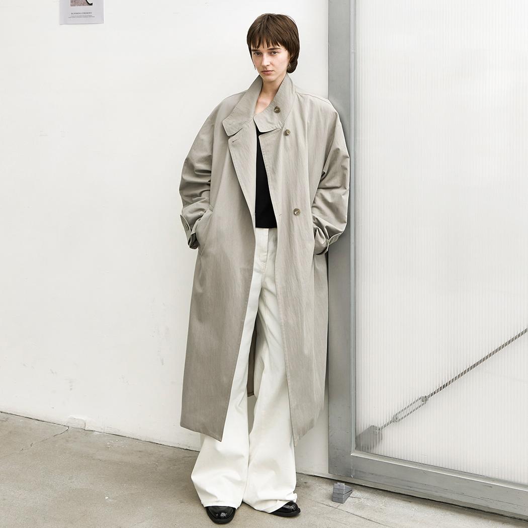 아틀리에나인 (CT-1452)SHOULDER PAD TRENCH COAT