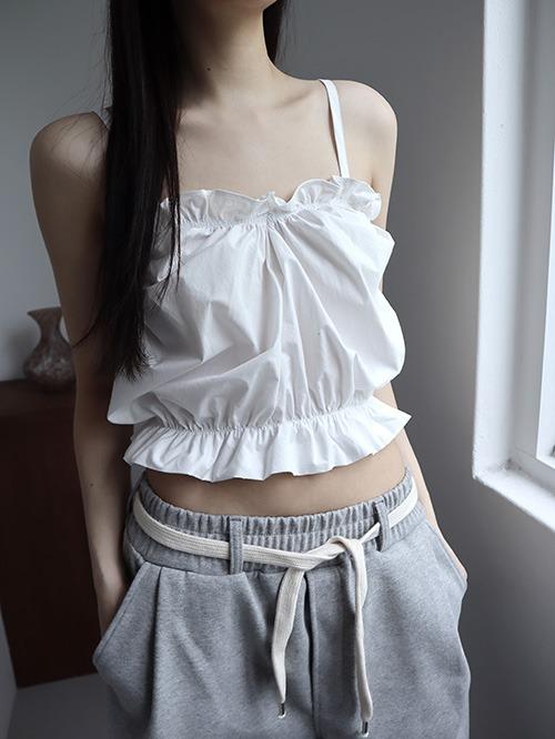 클라따 cotton puff blouse, 3color