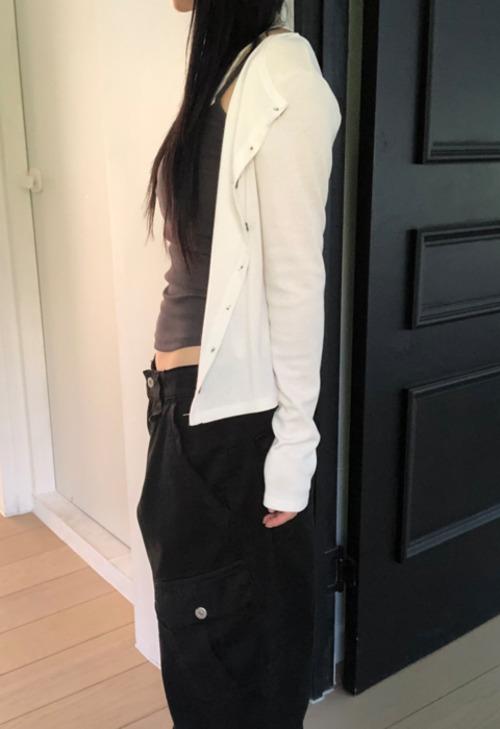 이즈이즈 Silk Color Cardigan