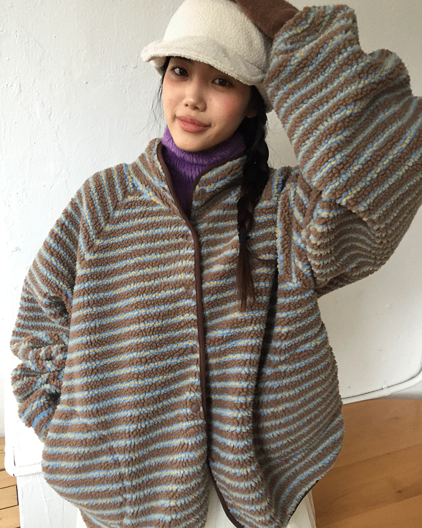 더기 [오늘출발/MD추천]윌리 하프넥 플리스 자켓 (2color) *브라운 당일 발송 가능!