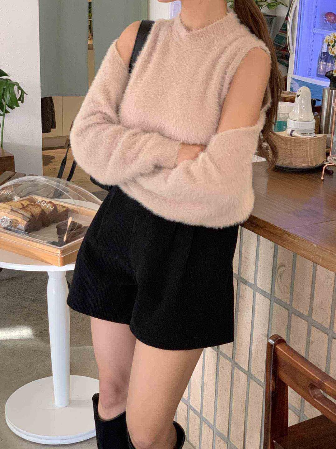 베리참 [🎉1만장돌파/후기보장/코듀로이반바지/핀턱/뒷밴딩/3컬러/직진/당일발송]바이브 코듀로이 팬츠 숏팬츠 따뜻 개강룩 가을 겨울데이트 크리스마스 블프