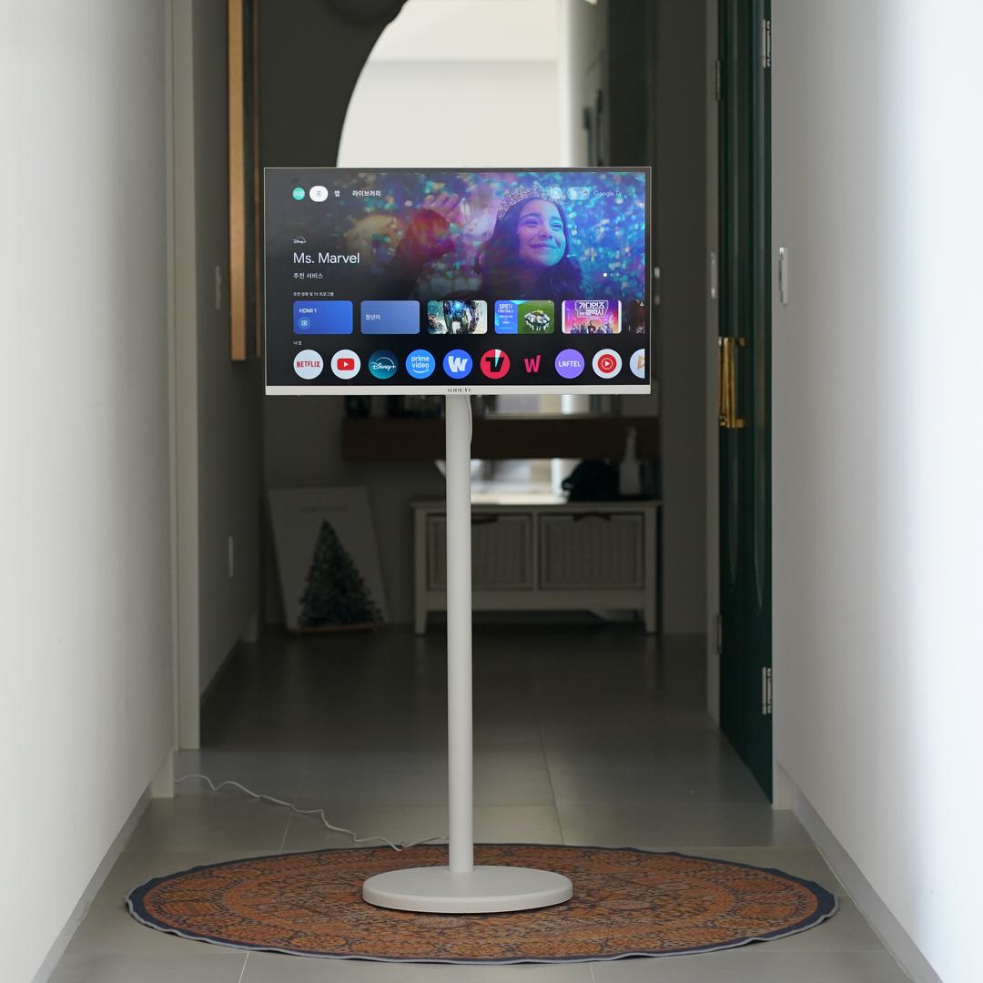 와이드뷰티비 와이드무빙뷰 화이트에디션 삼탠바이미[V1/V2] 셋트 32인치 HD TV 구글 스마트 티비 중소바이미