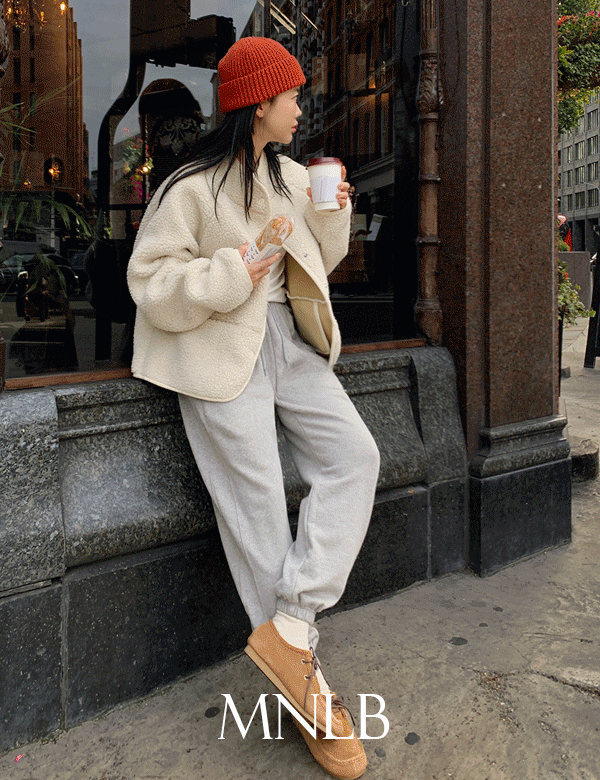 디어먼트 [연말세일] ❄️[5천장돌파/뽀글이/후리스/직진배송][MNLB] 몽쉘 루즈핏 레글런 덤블 플리스 점퍼