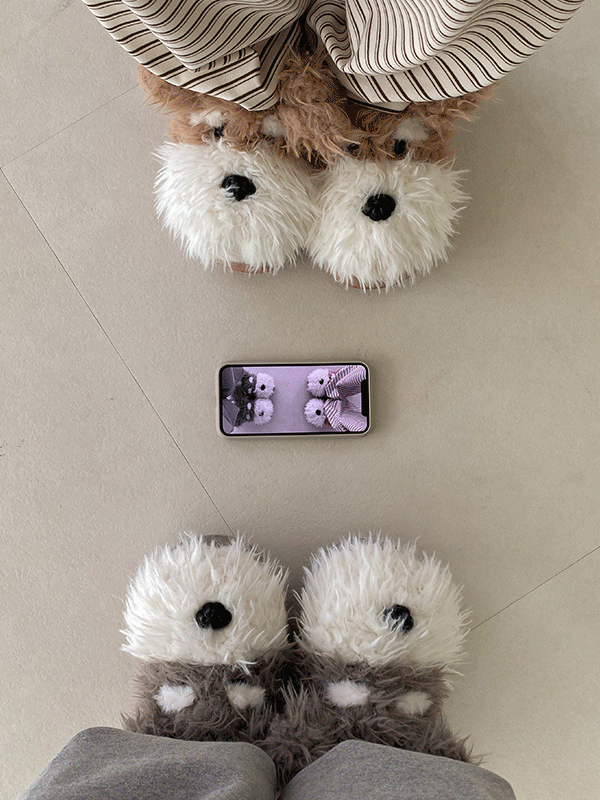 쥬니쥬 슈나우저 슬리퍼 3color, 3size