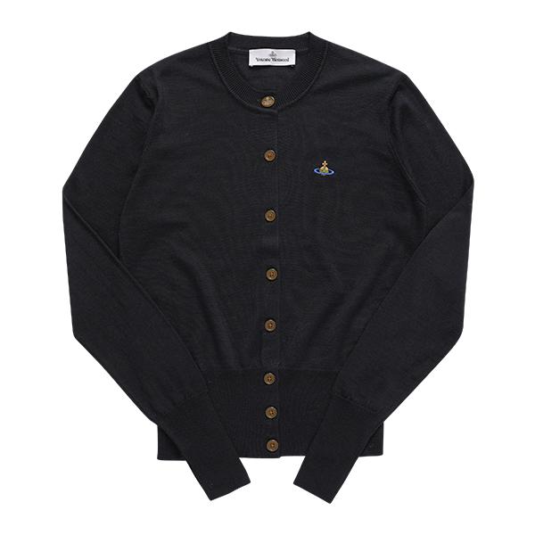 트랜드메카 비비안웨스트우드 1803002P Y001A N402 베아 ORB 오브 로고 울 실크 여성 가디건