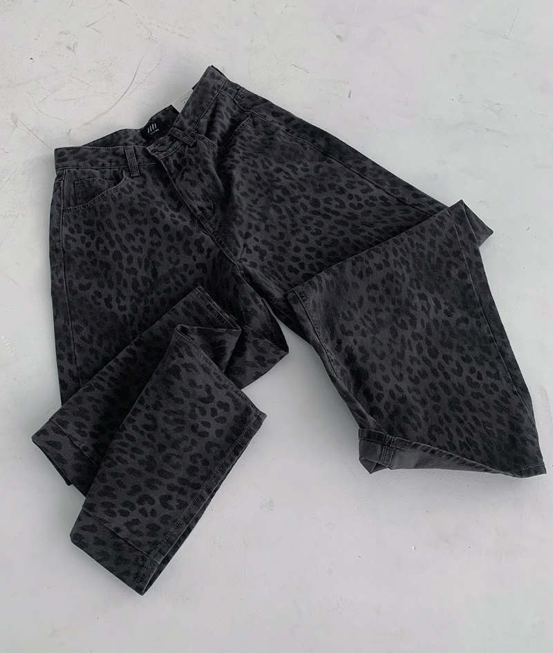 언타일 [2천장판매] 체타 레오파드 와이드 팬츠 ▶언타일 스토어에서 확인해주세요