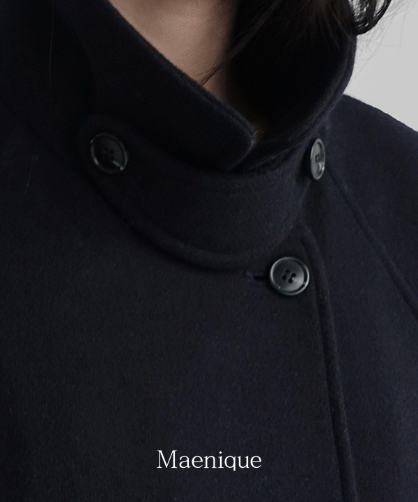 매니크 [MNQ] 보르도 오버핏 울 발마칸 코트 (UNISEX)
