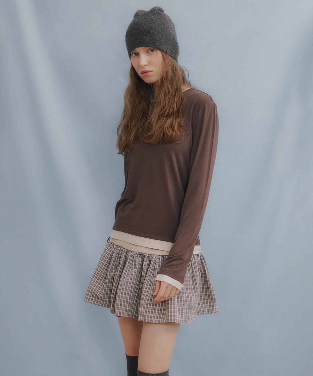 스파오 [아가리어터 PICK💖] 레이어드 긴팔티_SPLWG23G04