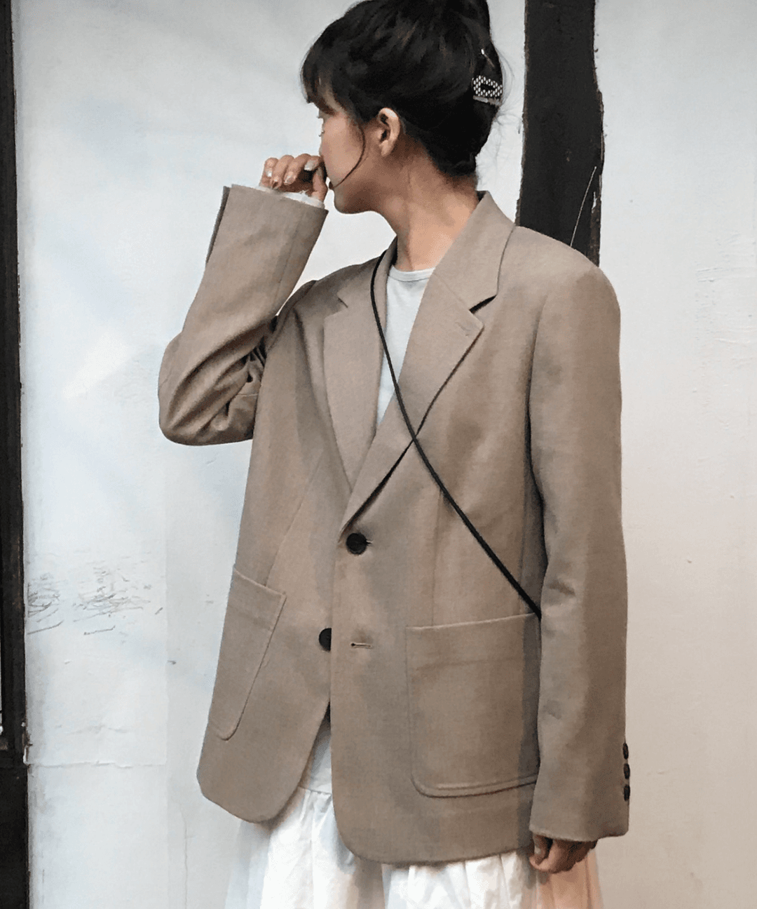 미쏘 [누적2만🏆]테일러드 세미 오버핏 자켓_MIWJKG31PC