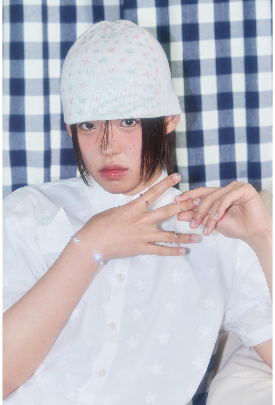 ☆⋆｡𖦹˚Star Open Bangle -(Your Custom!)