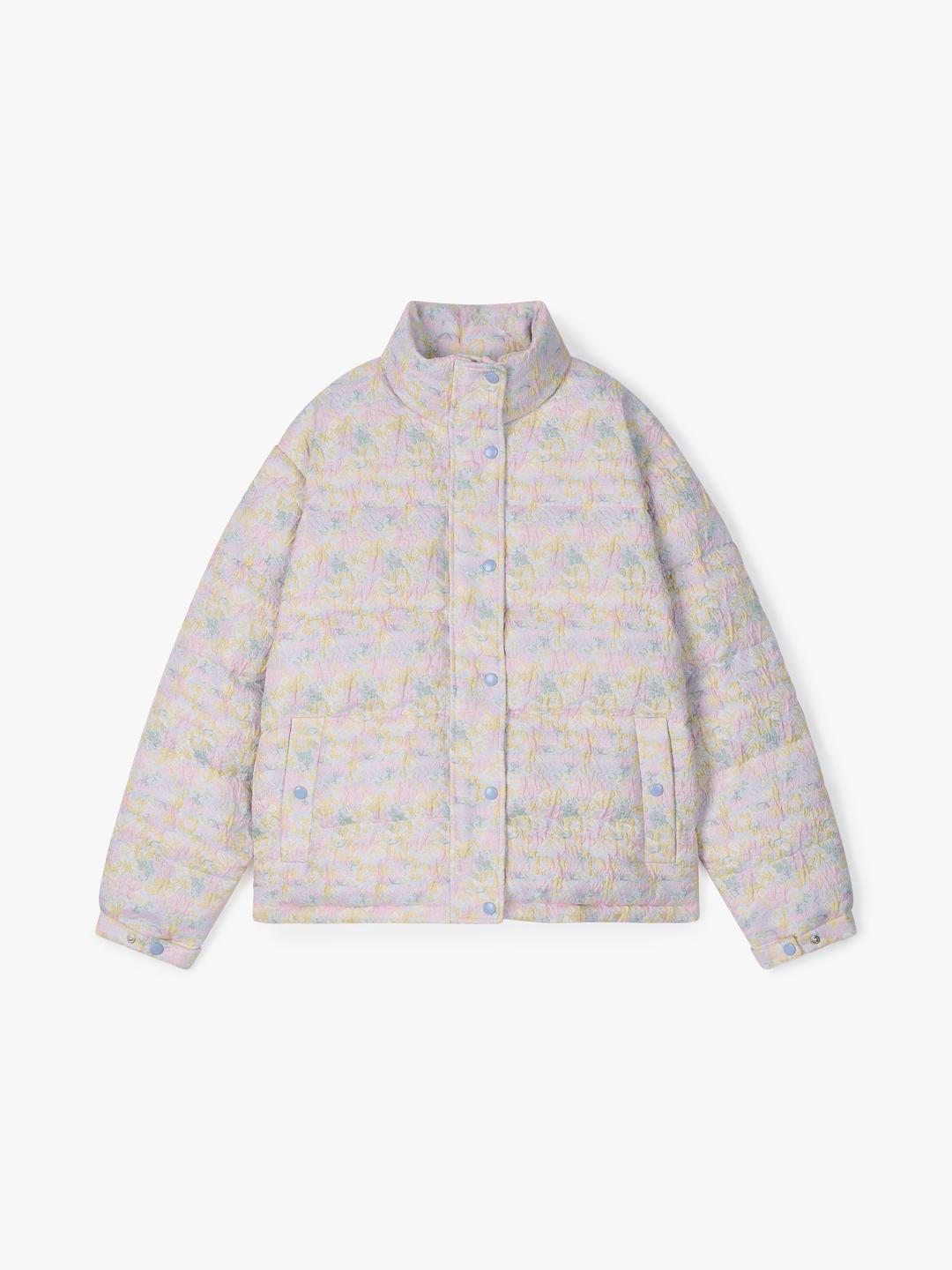 FLOWER JACQUARD PUFFER
