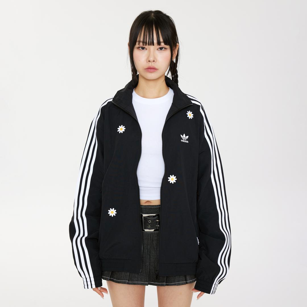 [ADIDAS] flower woven fbird track top