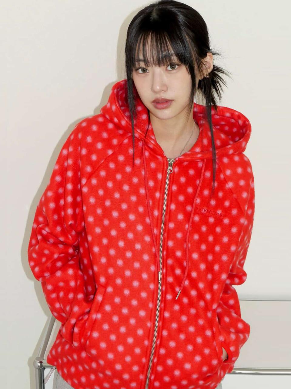 EV FLEECE JACKET(RED)