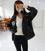 J84-4 치티 빅사이즈 가죽 라이더 자켓 44-120