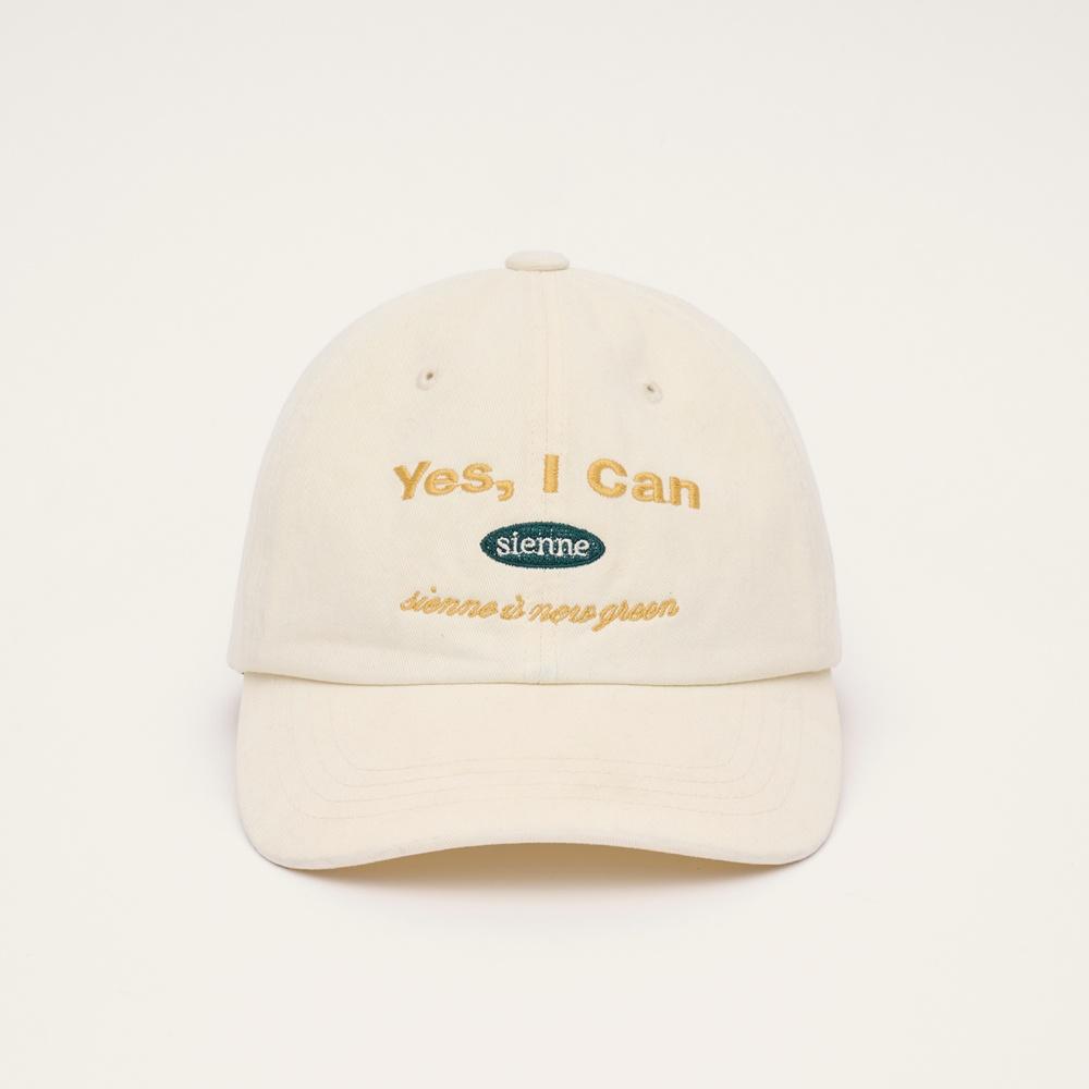 [29CM 단독] Crown Washed denim ball cap (CREAM)