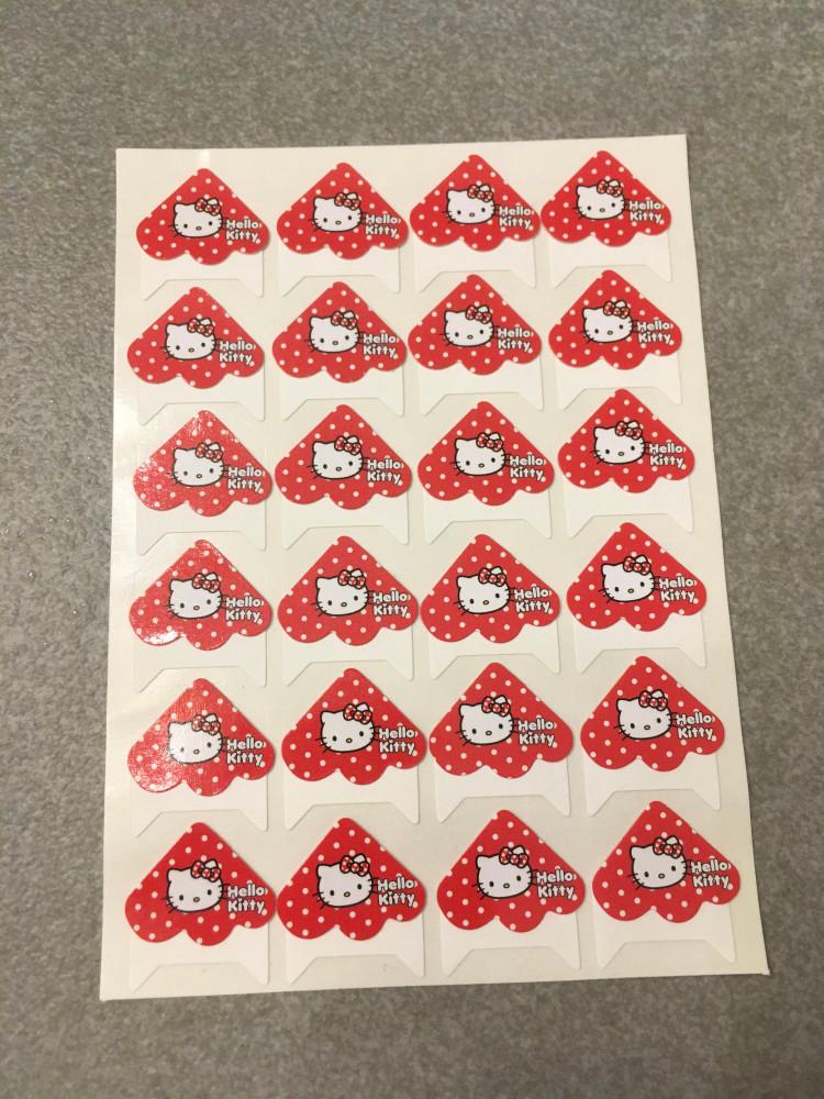 키티 다용도 모서리 스티커