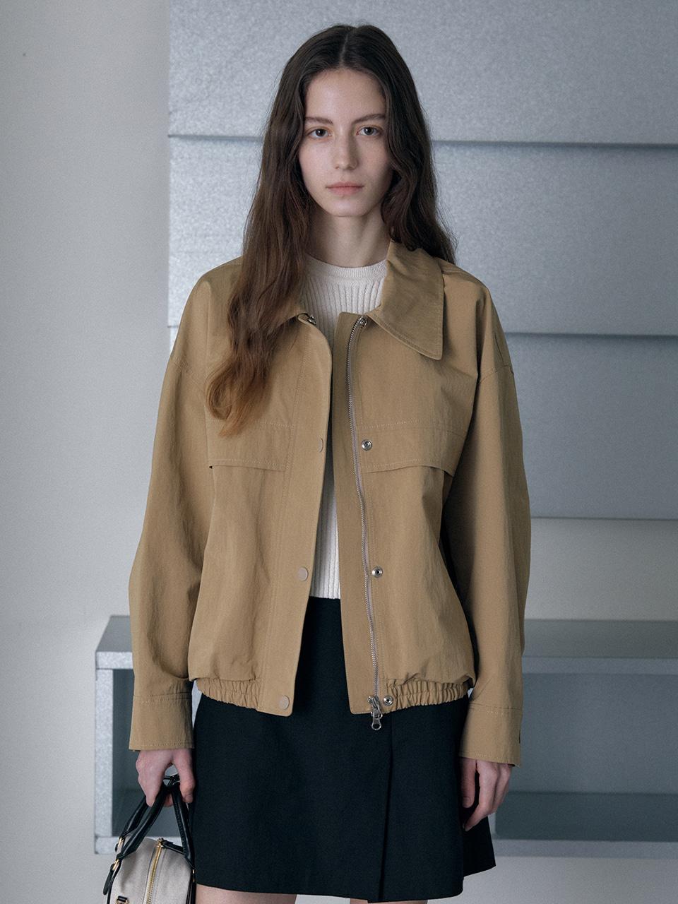 [심플비 PICK] OTHEMENT Collar Blouson Zip-up Jumper VC2512JP201M_2color