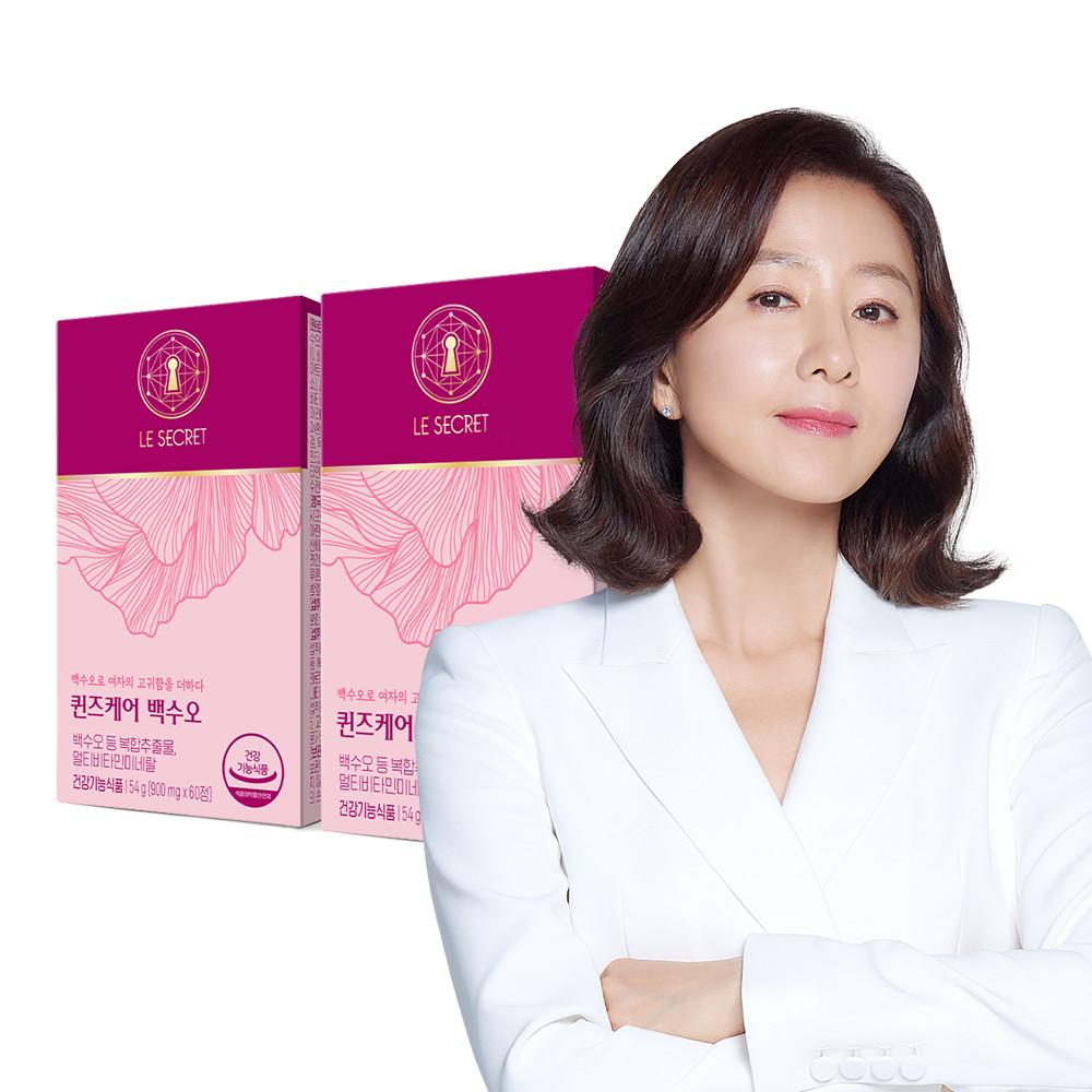 르시크릿 김희애 퀸즈케어 백수오 영양제 2박스 2개월분 여성 갱년기 [원산지:상세설명에 표시]