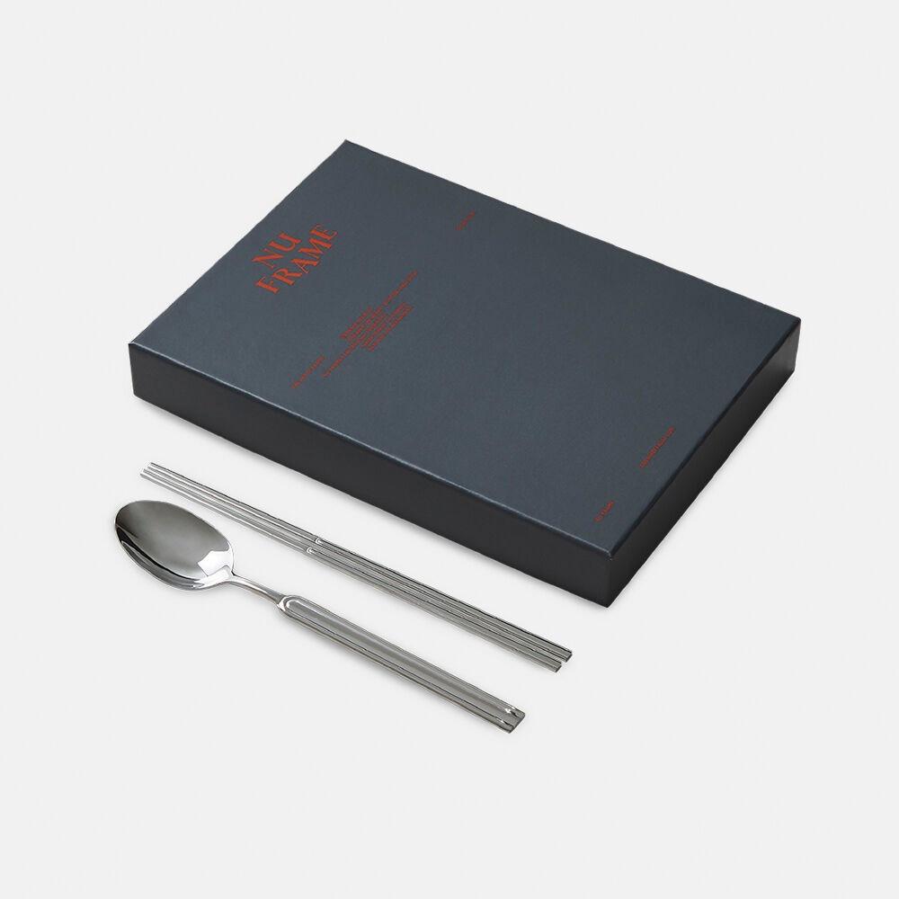 OD_누프레임 커트러리 스푼 앤 찹스틱 4p 세트