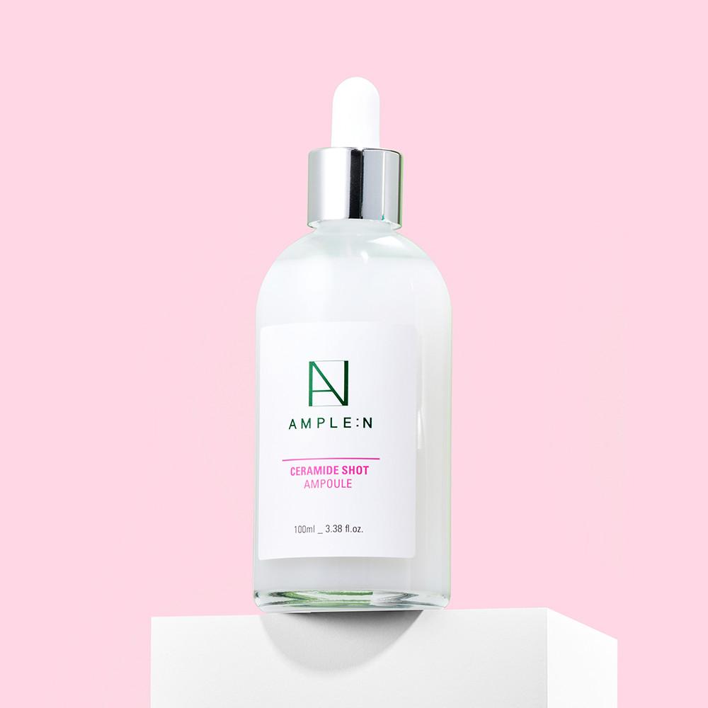 [현재PICK/풀세라앰플] 앰플엔 세라마이드샷 대용량 앰플 100ml 화잘먹 치트키 피부장벽 강화 앰플