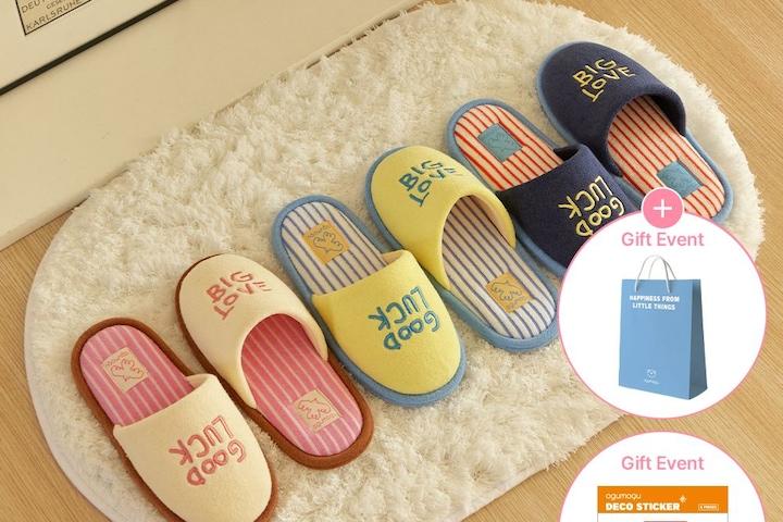 룸슈즈 1+1 3컬러 2size+쇼핑백 증정