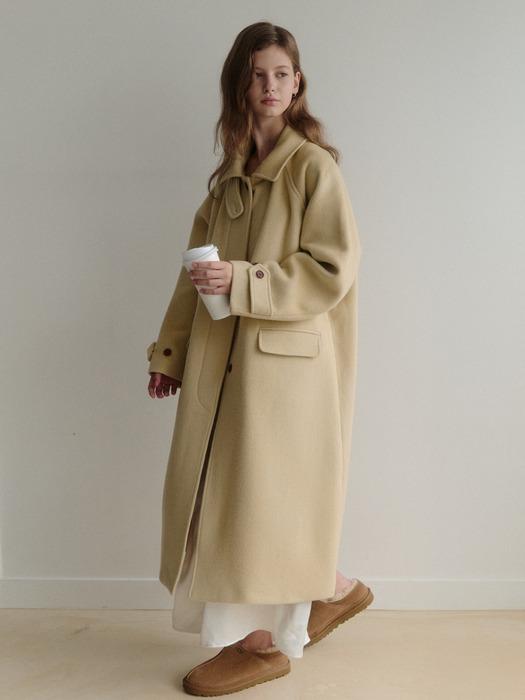 esy cashmere mac Coat (butter)