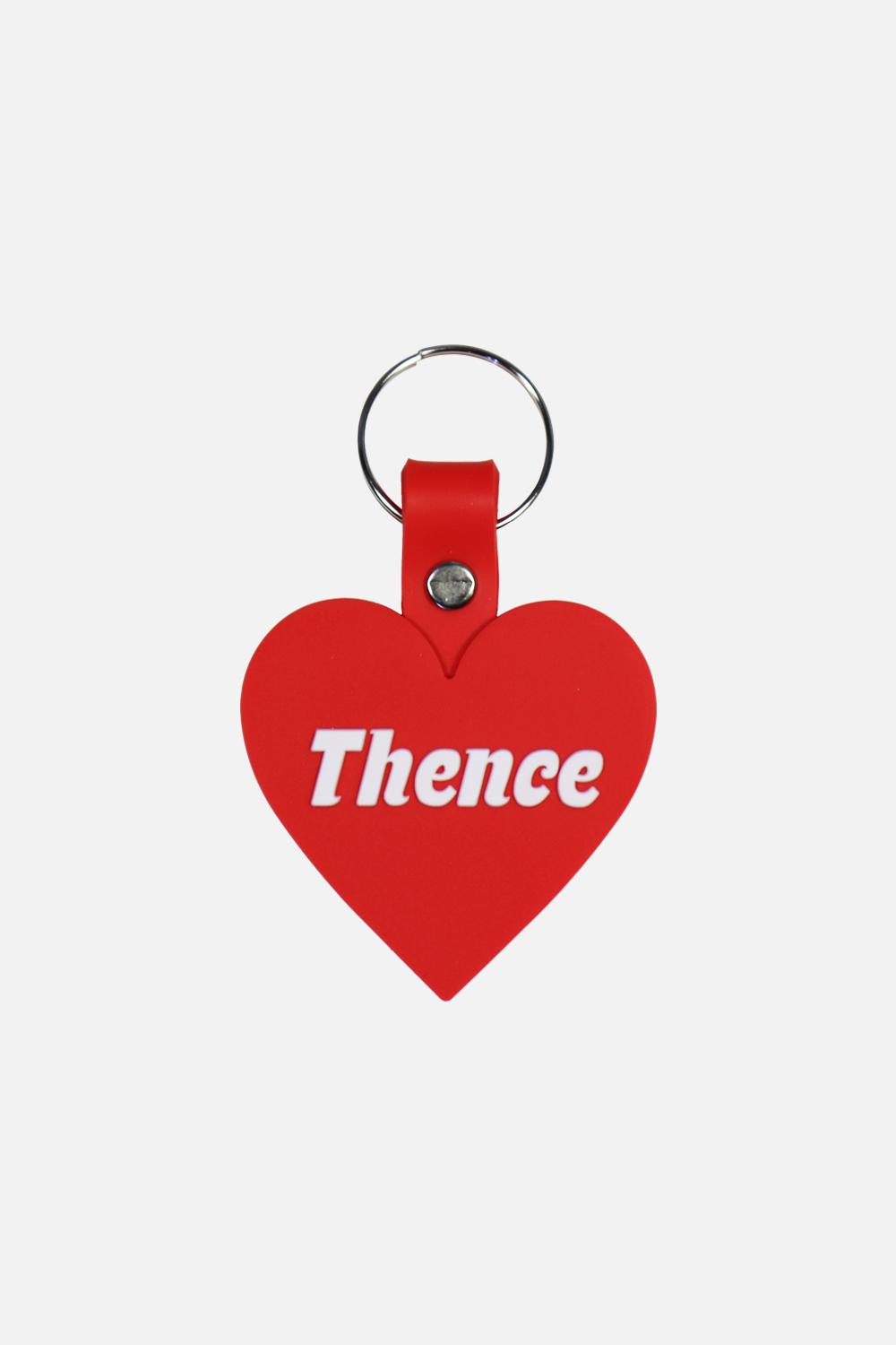 Rubber Key Holder_Heart_Red
