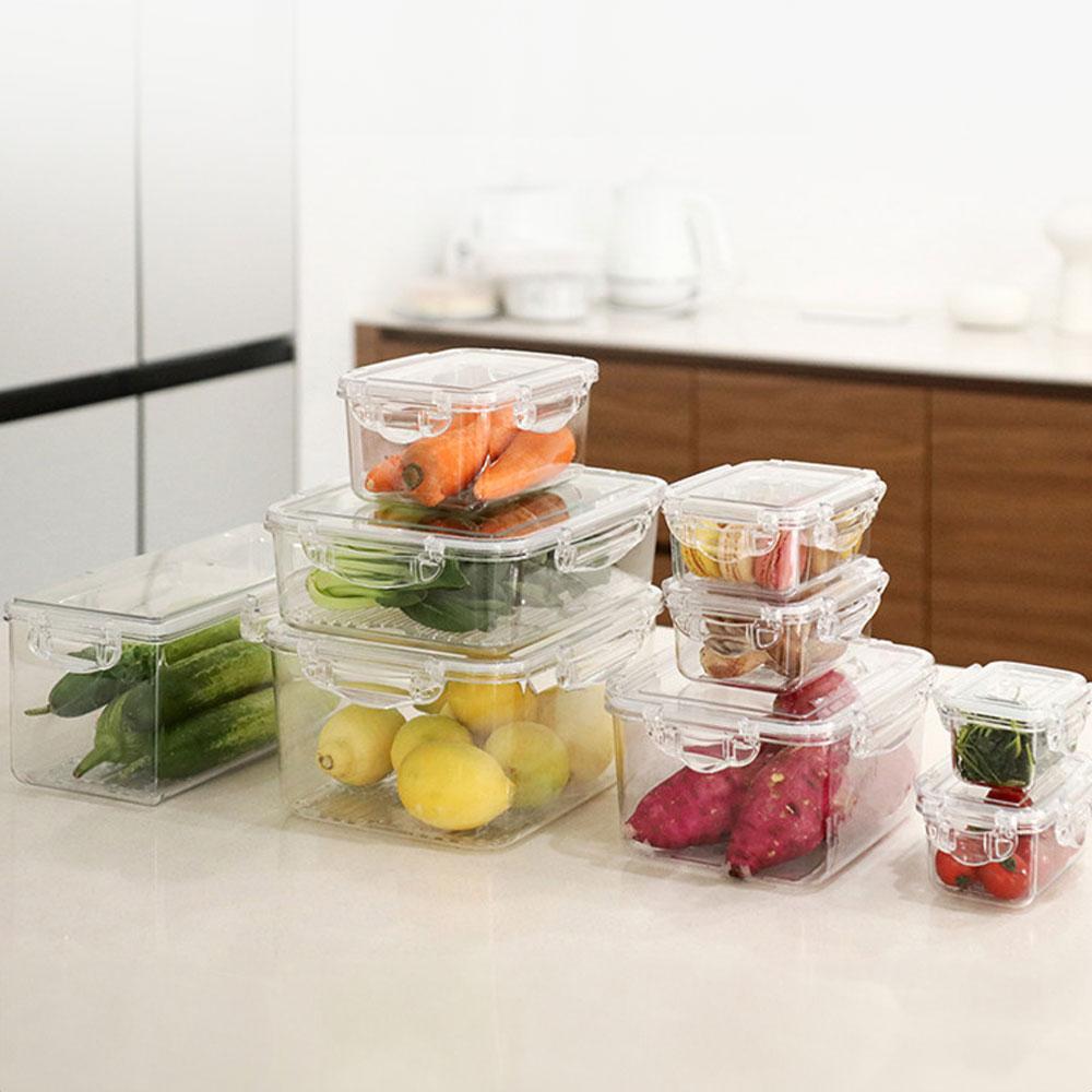 NF LOCK 엔에프락 밀폐용기 트라이탄 시그니처 세트 (직사각 220ml 450ml 635ml+정사각 460ml 780ml), 1개