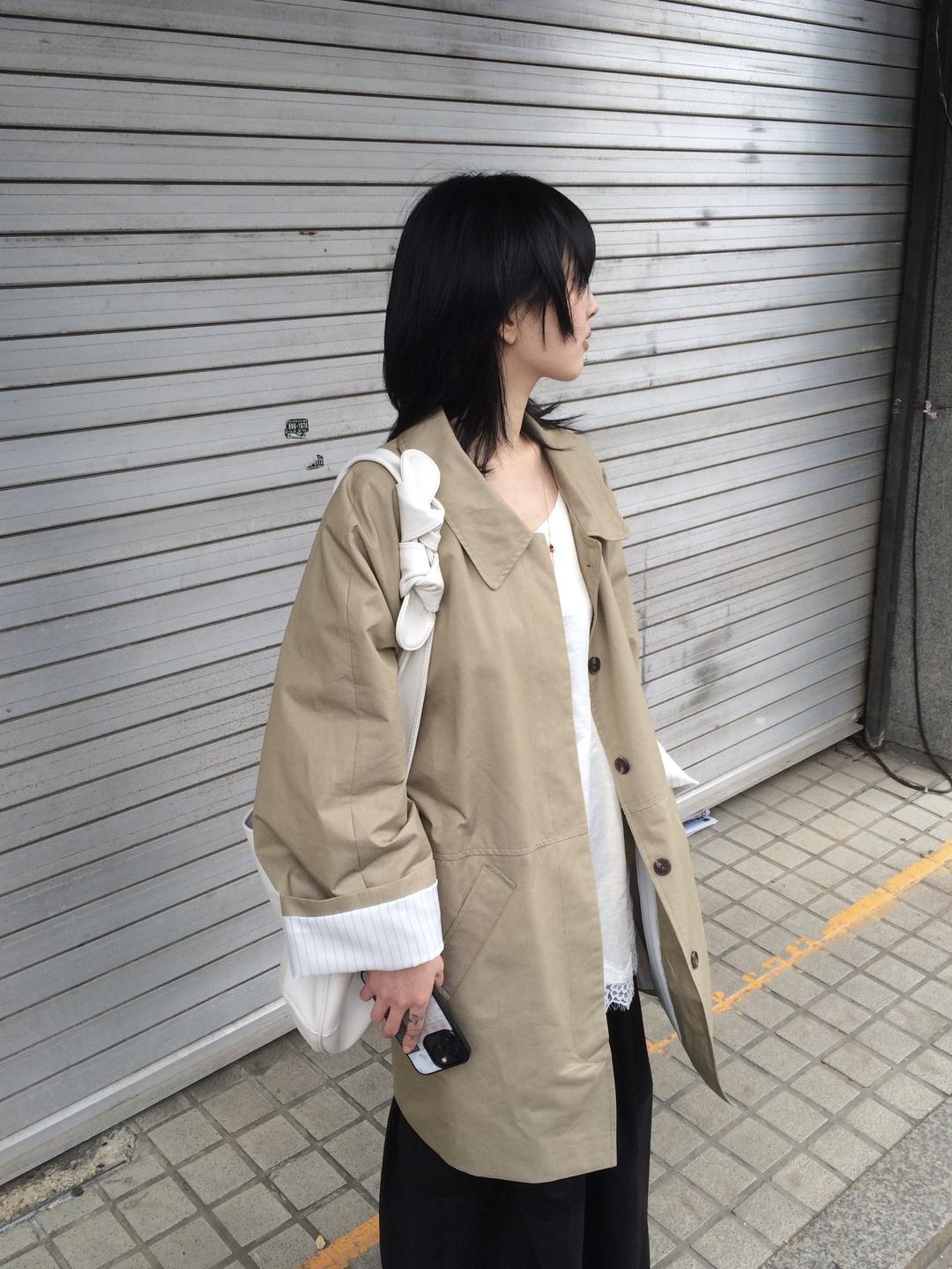 트렌치 하프 자켓 (1c)