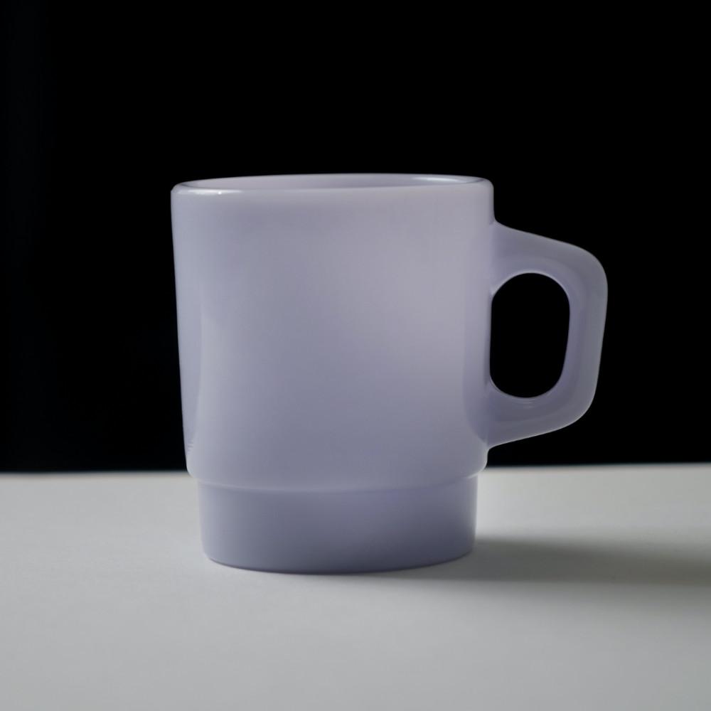 [언스] 베이직 밀크글라스 머그컵 라일락