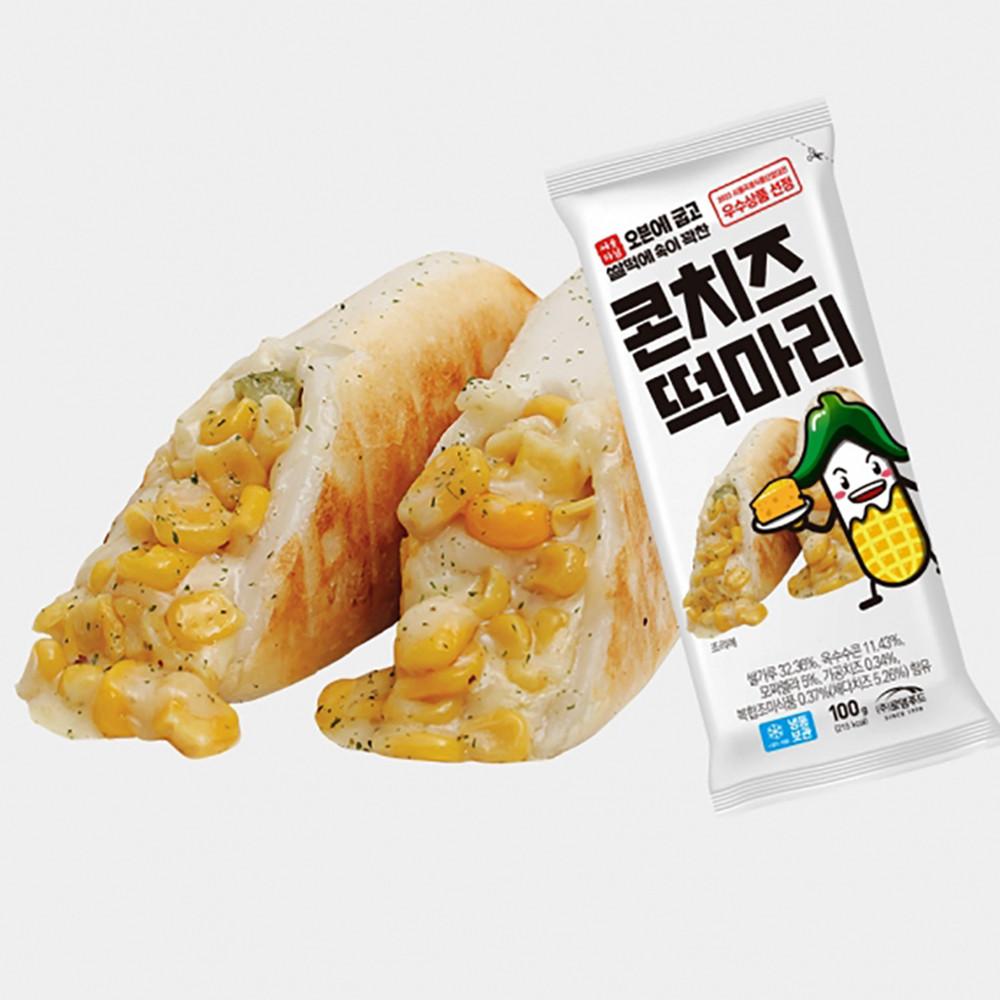 서울마님 쌀로만든 구운떡 콘치즈 떡마리 3개 (로뎀푸드)