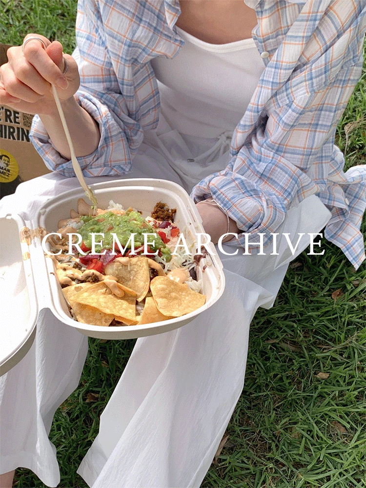 [CRÈME ARCHIVE] 멀더 체크 셔츠