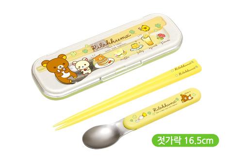 리락쿠마 콤비 수저세트 클로버&스위트