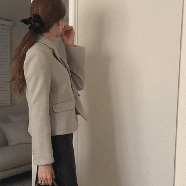 (made) 디어 알파카 울 자켓