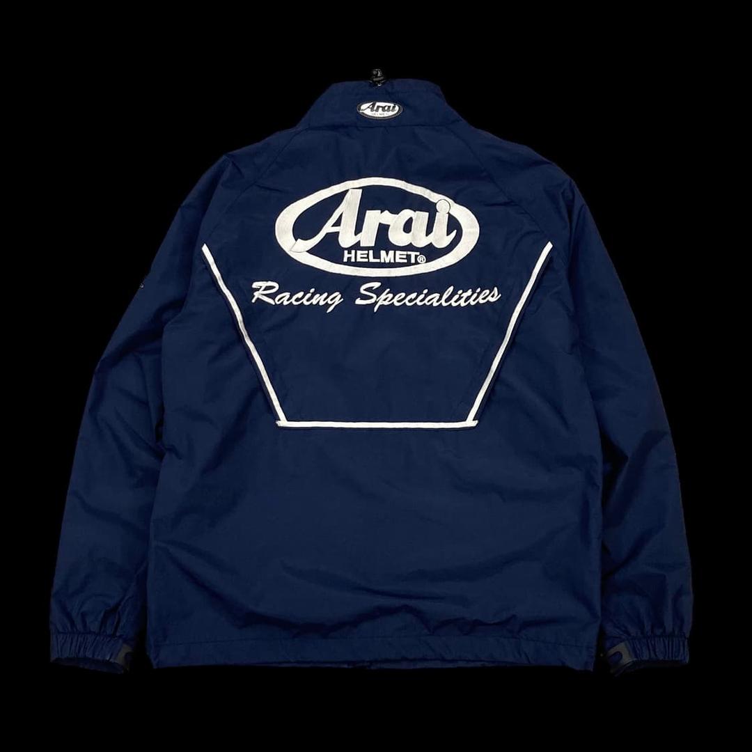arai 아라이 바이크 레이싱 네이비 바람막이