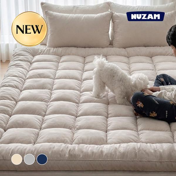 NEW 누잠 스프링 토퍼 매트리스 | 침대 바닥 겸용 | 특허받은 스프링 화이버로 푹신함과 지지감의 균형