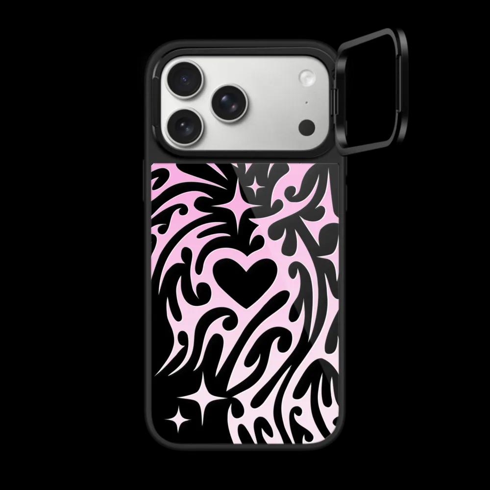 Transparent Cyber Sigil Neotribal Spiky Tribal Tattoo Heart