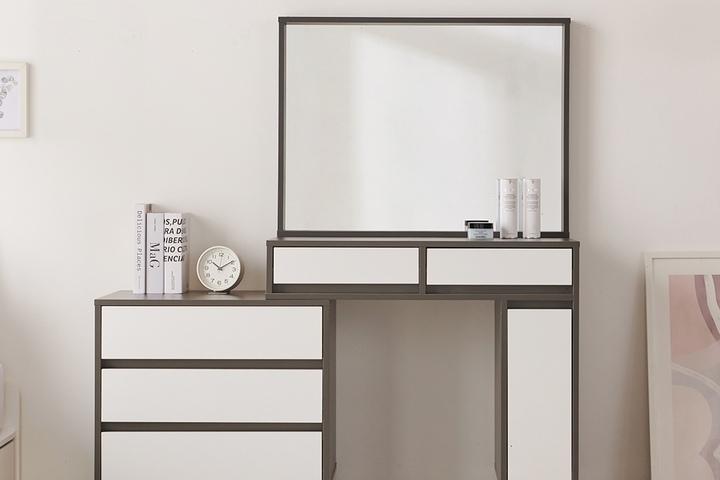 벨리타 익스텐션 확장형 수납 학생 책상 서랍형 화장대 4colors