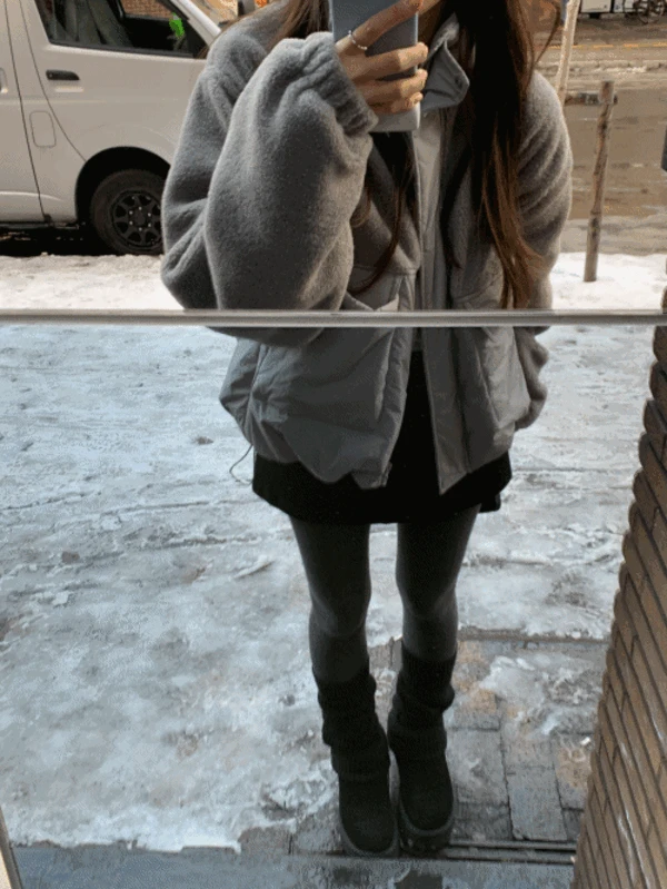 켈리 덤블 후리스 집업 (3color)