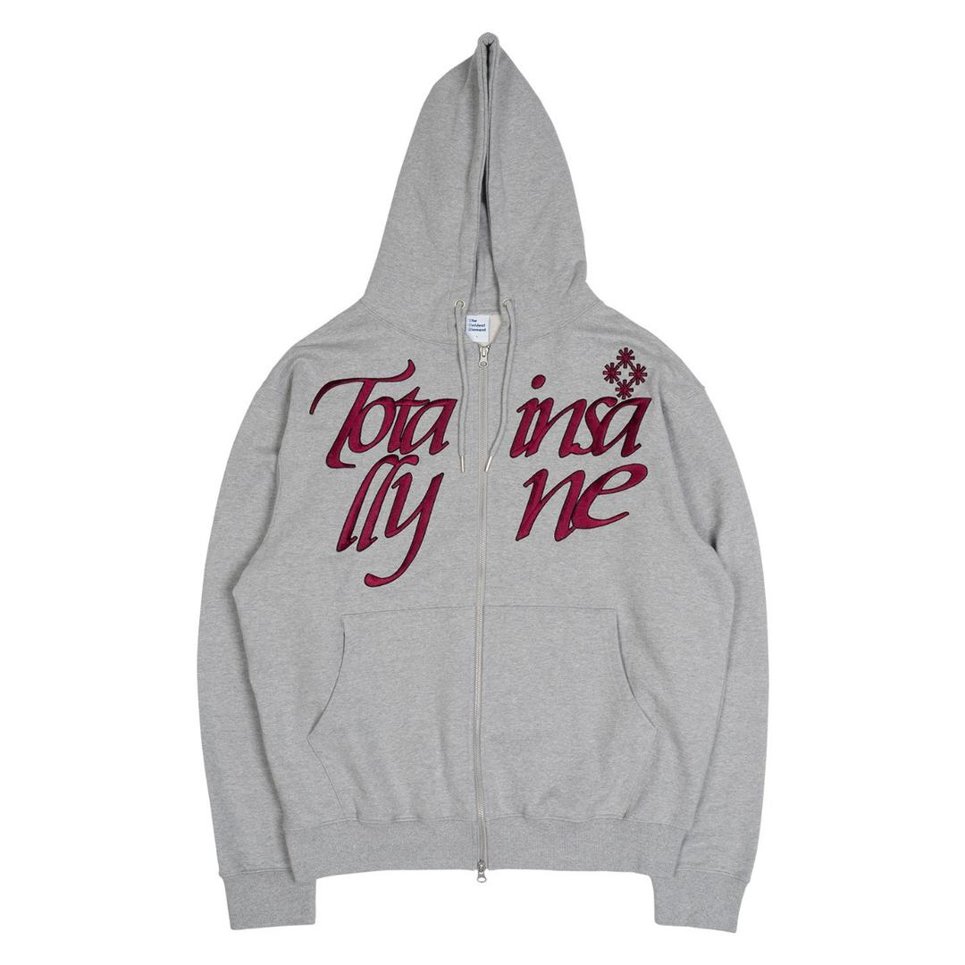 TCM totally hooded zip-up (grey)