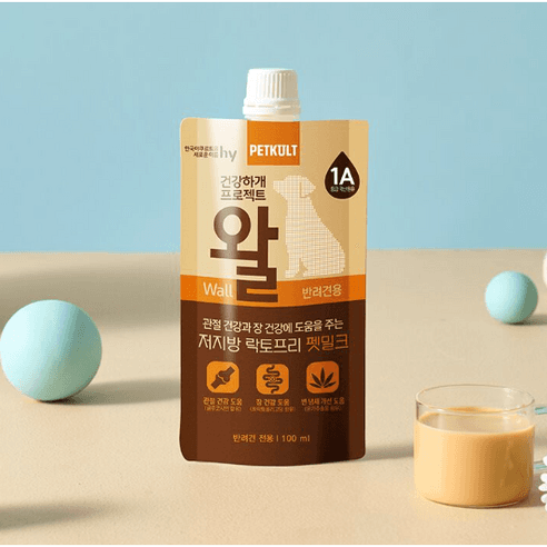 (hy)저지방 락토프리 펫쿠르트 건강하개 프로젝트 왈 10개입