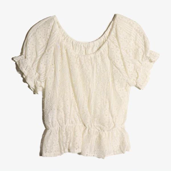 NICE CLAUP - 나이스 클라업 나일론 폴리 블라우스   Women FREE