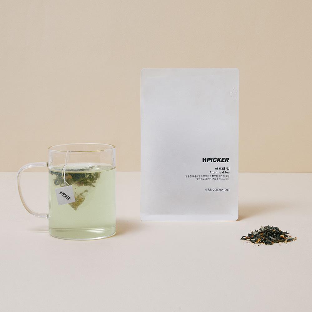 애프터밀 피치 자스민 그린티 10개입