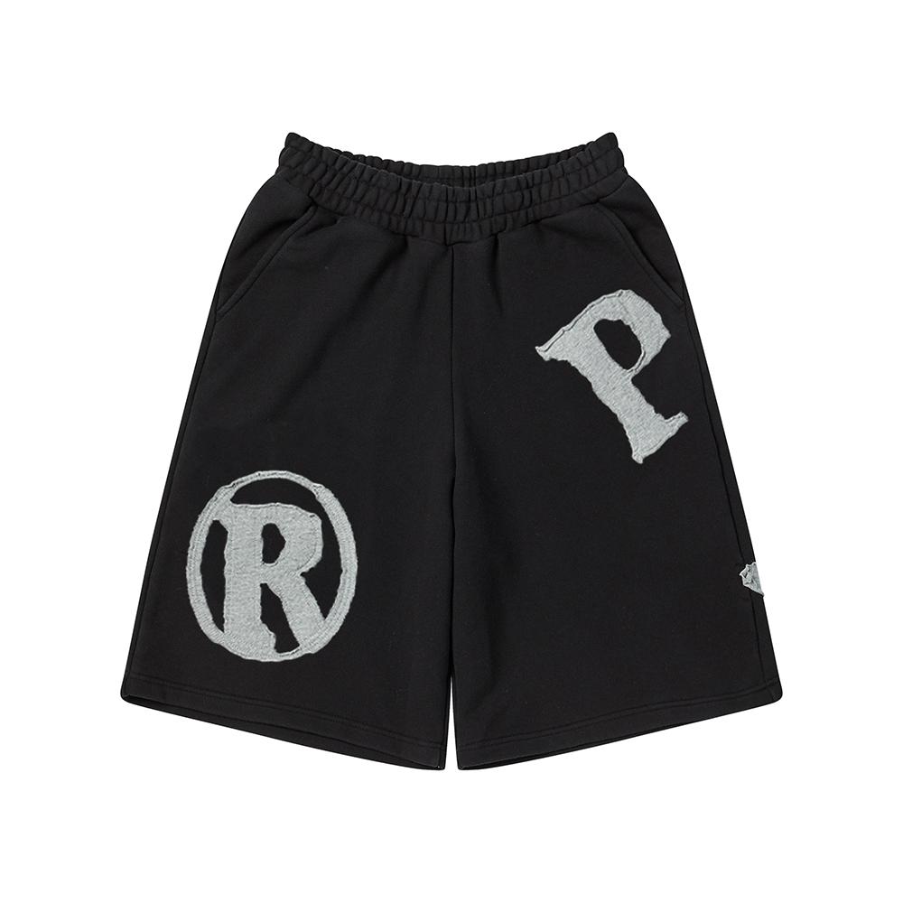 PRDA BIG PATCH SHORTS BLACK