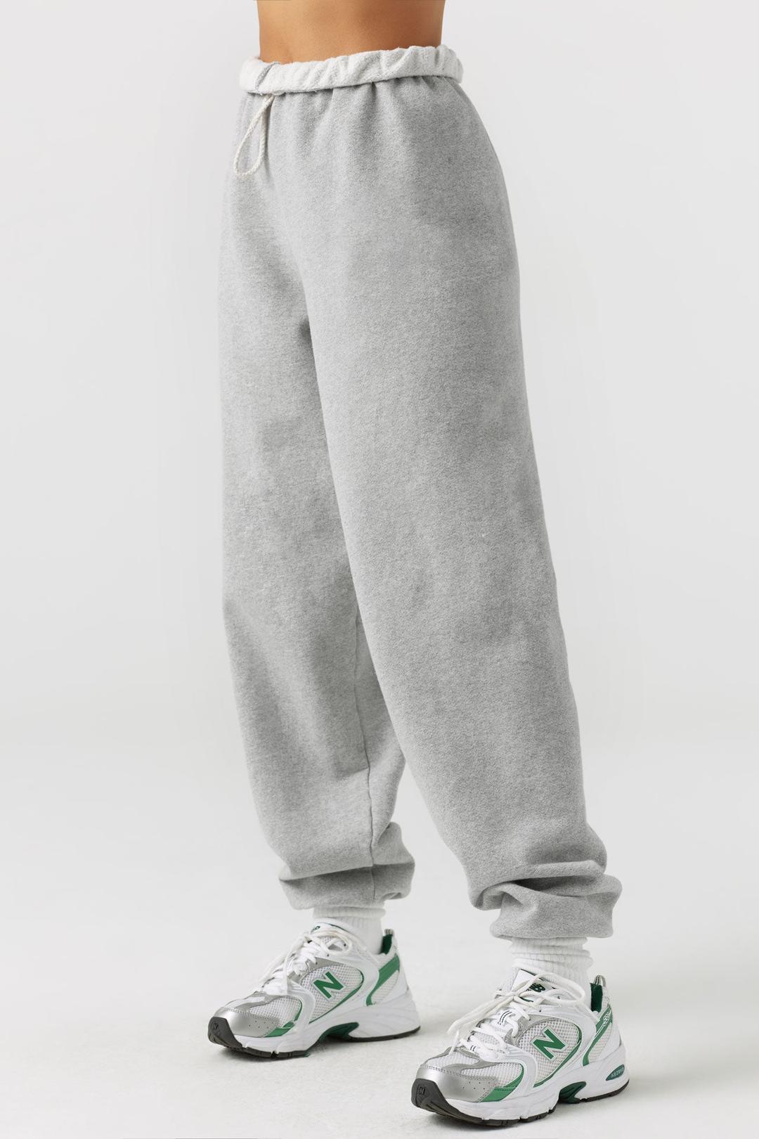 Oversized Jogger - Classic Grey French Terry / X/S